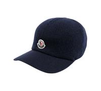 Moncler - Cappellino da baseball in maglia - - Accessories - Donna - Blu - S