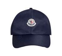 Moncler - Cappellino da baseball in satin blu - - Accessories - Donna - Blu - ONE SIZE