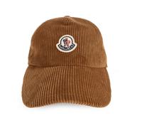 Moncler - Cappellino da baseball in velluto a coste - - Accessories - Donna - Marrone - ONE SIZE