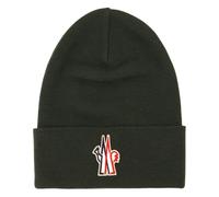Moncler - Cappello a Maglia Verde Hat - - Accessories - Uomo - Verde - ONE SIZE