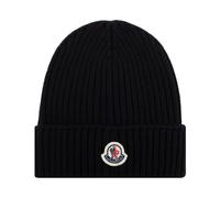 Moncler - Cappello Bambino in Lana Nero Design Elegante - - Accessories - Uomo - Nero - M