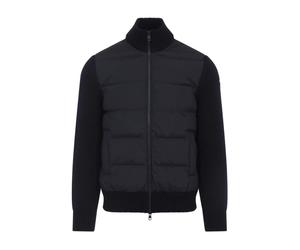 Moncler - Cardigan Trapuntato - - Jackets - Uomo - Blu - M