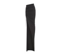 Moncler - Drawstring Detail Front Slit Maxi Skirt - - Skirts - Donna - Grigio - M