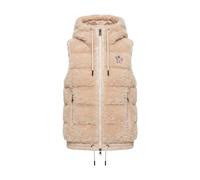 Moncler - Gilet Teddy con Cappuccio e Imbottitura - - Jackets - Donna - Beige - XS
