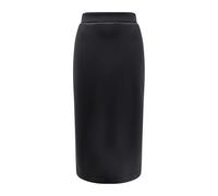 Moncler - Gonna Nera con Vita Alta e Patch Logo - - Skirts - Donna - Nero - S