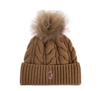 Moncler - Grenoble Apres-Ski Beanie - - Accessories - Donna - Marrone - ONE SIZE