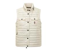 Moncler - Grenoble Padded Gilet - - Jackets - Donna - Bianco - XS