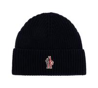 Moncler - Logo Beanie - - Accessories - Uomo - Blu - ONE SIZE
