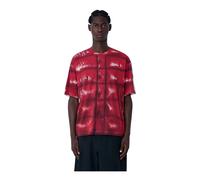 Moncler, ,Tops ,Uomo ,Rosso ,M Logo Motif Contrast Print T-Shirt