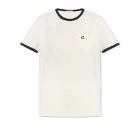Moncler - Logo T-Shirt - - Tops - Donna - Beige - M