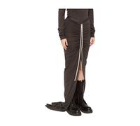 Moncler - Long Gathered Skirt - - Skirts - Donna - Grigio - S