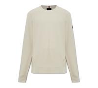 Moncler - Maglione Crema con Patch Logo - - Knitwear - Uomo - Beige - L