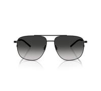 Moncler Me4004 Occhiali Da Sole Unisex Nero Geometrico Grigio 57mm