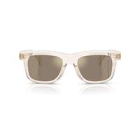 Moncler Me6004 Occhiali Da Sole Unisex Bianco Squadrato Marrone 51mm