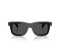 Moncler Me6004 Occhiali Da Sole Unisex Nero Squadrato Grigio 51mm