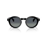 Moncler Me6012 Occhiali Da Sole Unisex Nero Rotondo Grigio 47mm