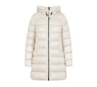 Moncler - Piumino con cappuccio di media lunghezza - - Jackets - Donna - Beige - L