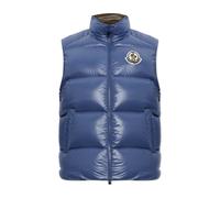 Moncler - Piumino Gilet con Patch Logo - - Jackets - Uomo - Blu - L