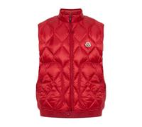 Moncler - Piumino Gilet con Patch Logo - - Jackets - Uomo - Rosso - M