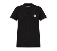 Moncler - Polo con logo - - Tops - Donna - Nero - M