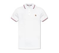 Moncler - Polo con Logo - - Tops - Uomo - Bianco - XL