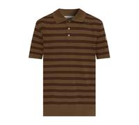 Moncler - Polo con Patch Logo - - Tops - Uomo - Marrone - M
