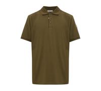 Moncler - Polo con patch logo - - Tops - Uomo - Verde - L