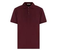 Moncler, ,Tops ,Uomo ,Rosso ,M Polo Shirt con Patch Logo
