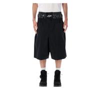 Moncler, ,Shorts ,Uomo ,Nero ,M Asap Rocky Logo Print Shorts