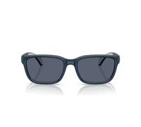 Moncler Slicka Me8002 Occhiali Da Sole Unisex Blu Squadrato Blu 55mm Polarizzato