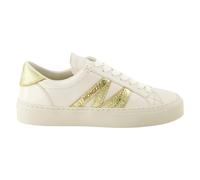 Moncler - Stile Cesto in Pelle Bianco & Oro - - Shoes - Donna - Bianco - 38 EU