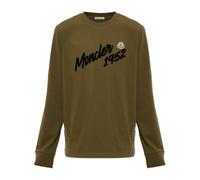 Moncler - T-shirt con logo - - Tops - Uomo - Verde - M