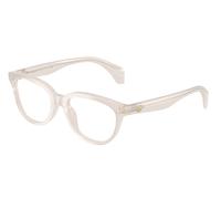 Moncler Unisex Moncler ME2024U 3030 Montature da vista Acetato Bianco Trasparente Pillow Normale