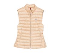 Moncler - Zip Gilet Trapuntato - - Jackets - Donna - Beige - S