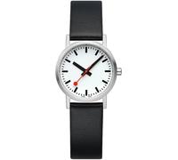 Mondaine Classic - Orologio con Cinturino Nero in Pelle per Donna, A658.30323.16OM, 30 MM
