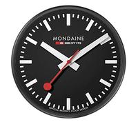 Mondaine Orologio da Parete Cornice Nera A990.CLOCK.64SBB