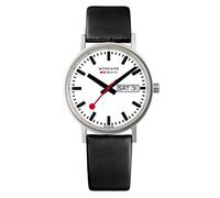 Mondaine Classic - Orologio con Cinturino Nero in Pelle per Uomo e Donna, A667.30314.11SBB, 36 MM