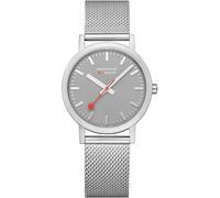 Mondaine Orologio analogico al quarzo da uomo con cinturino in acciaio inox A6603031480SBJ, argento