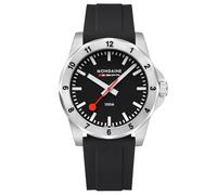 Mondaine Orologio Analogico al Quarzo Svizzero Uomo con Cinturino in Silicone MSN.42120.RB