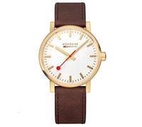Mondaine Orologio Analogico al Quarzo Uomo con Cinturino in Pelle MSE40112LG