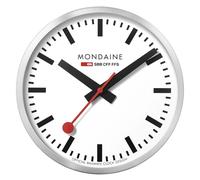 Mondaine Orologio Da Parete Grande Argento/Bianco 40 Cm A995.CLOCK.16SBB