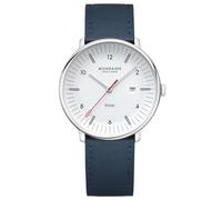 Mondaine Orologio da uomo Doppio Solar Blu/Bianco 41 mm MLE.41910.LDV