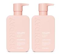 MONDAY-AMAZON - Confezione doppia combinata regolare, volume 12 once liquide (1 shampoo, 1 balsamo)