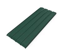 Mondeer Pannelli del Tetto 12pcs, Trapezoidal de Chapa de Acero de Revestimiento de Metal Galvanizado 115 * 45cm / 6m ² 0.3mm para la Sustitución de Carport Canopy Invernadero Cartelera, Verde
