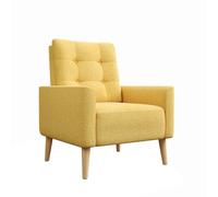 Mondeer Poltrona, Poliuretano, Giallo, 72 x 72 x 81cm