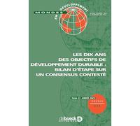 Mondes en développement n° 211 - LES DIX ANS DES OBJECTIFS