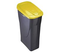 Mondex PLS8086-19 Pattumiera per raccolta differenziata, 25 l, Giallo