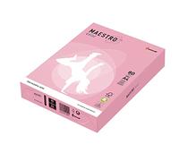 CARTA MAESTRO COLOR A4 210x297mm 80gr 500fg ROSA TENUE OPI74 MONDI