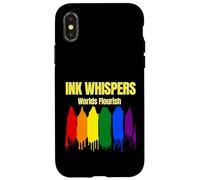 Mondi Immaginativi d'Inchiostro e Racconti Creativi Custodia per iPhone X/XS