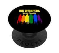 Mondi Immaginativi d'Inchiostro e Racconti Creativi PopSockets PopGrip Adesivo